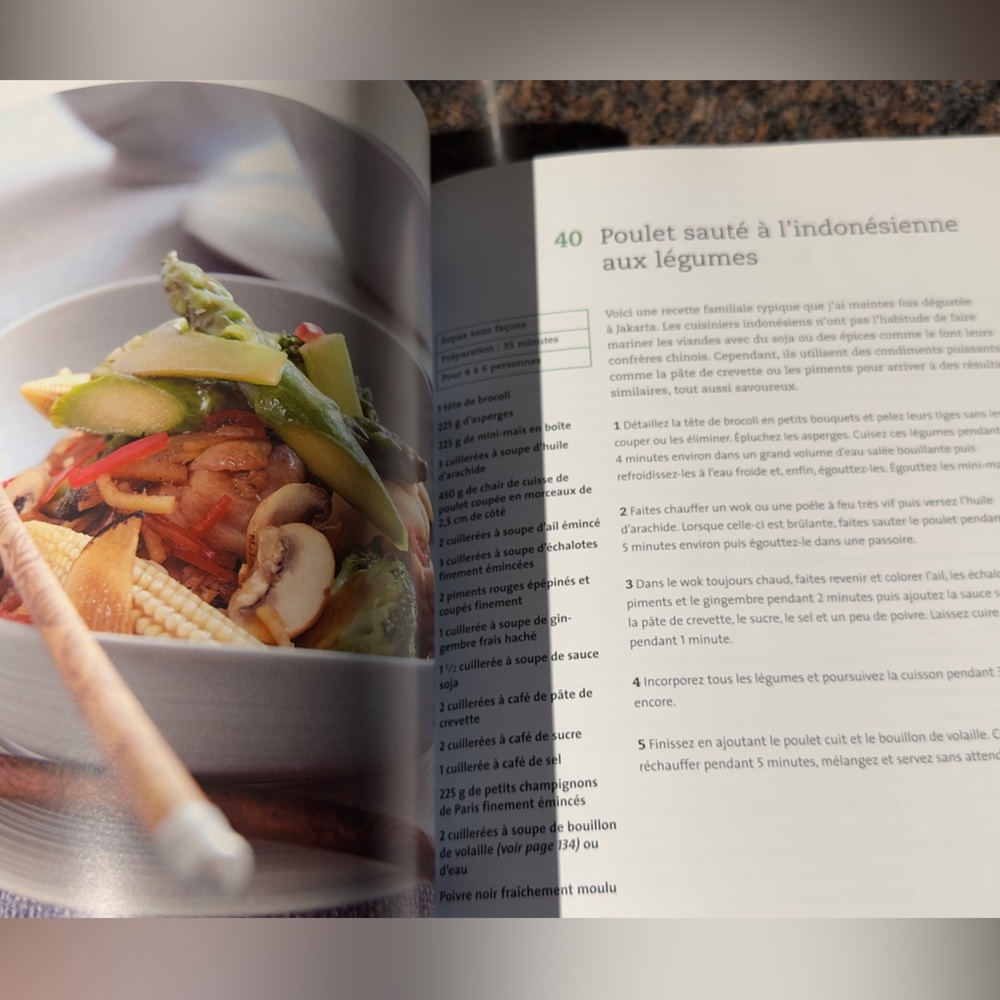 Livre Le wok fait recettes (comme neuf) - Picture 3 of 6